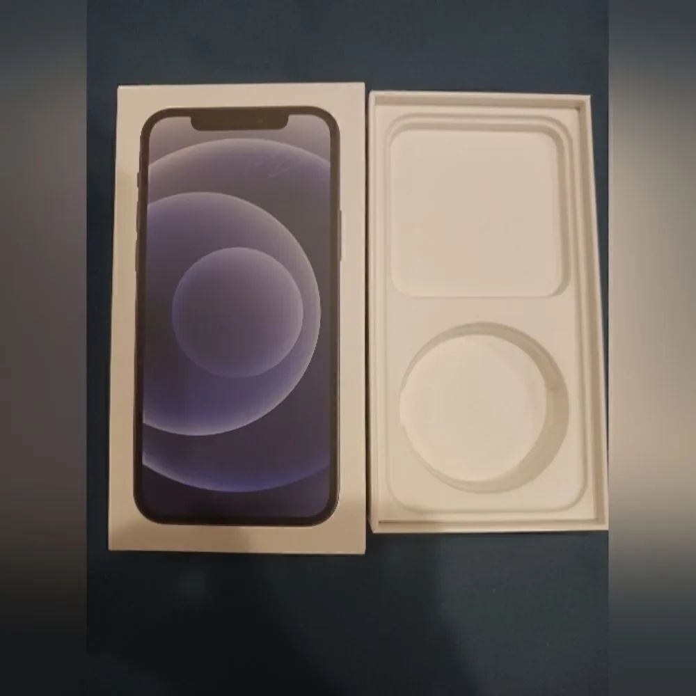Apple iPhone 12 Cell Mobile Phone Empty Retail Box Only - Picture 3 of 4
